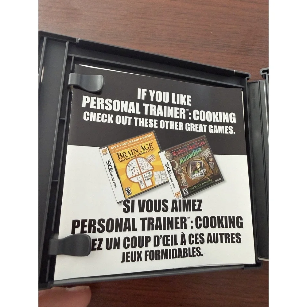 Personal Trainer Cooking Nintendo DS‎ 3DS Game CIB Complete w/Manual & Inserts